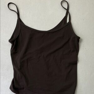 Athleta Dark brown Crop Cami Size M